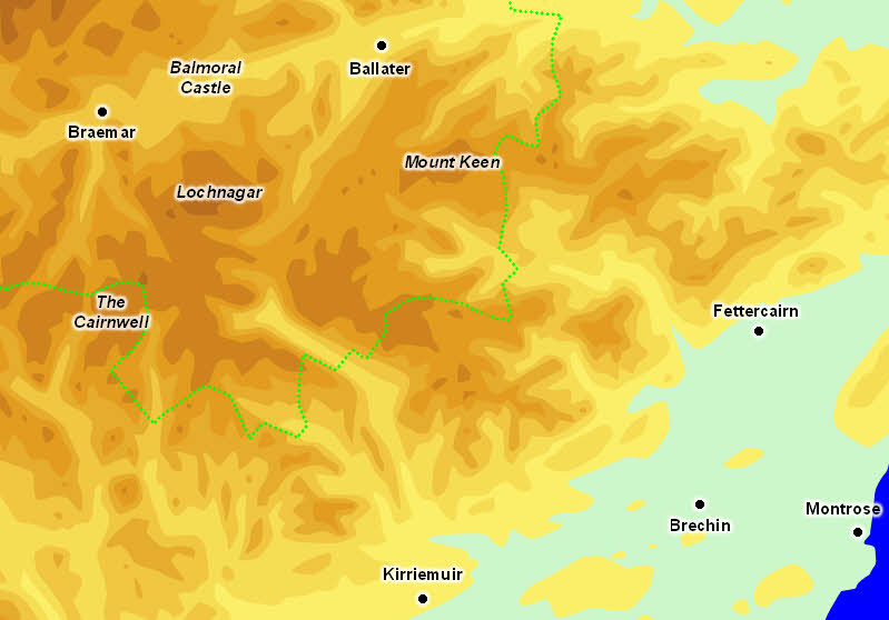Cairngorms Map South-East