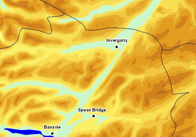 Clickable Map: North-East Lochaber 