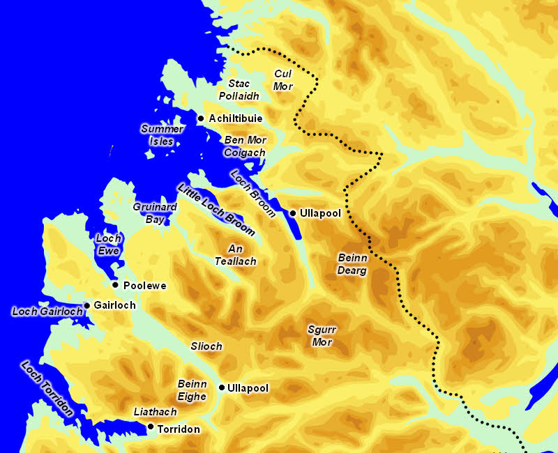Clickable Map: Wester Ross North 