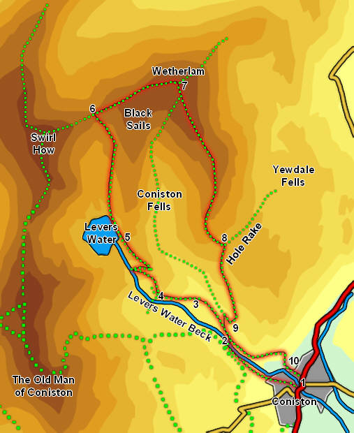Wetherlam from Coniston
