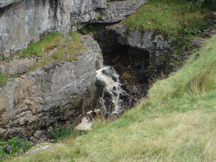 Hull Pot Beck in Hull Pot