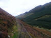 Whinlatter Pass from the slopes above the road