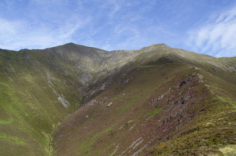 Summit of Blencathra from Doddick Fell