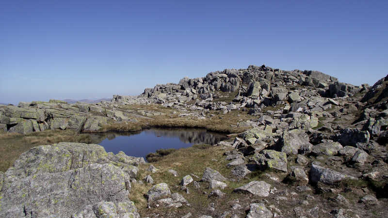 Tarn on Summit of Crinkle Crags