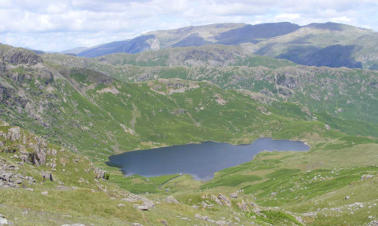 Easedale Tarn from Blea Rigg