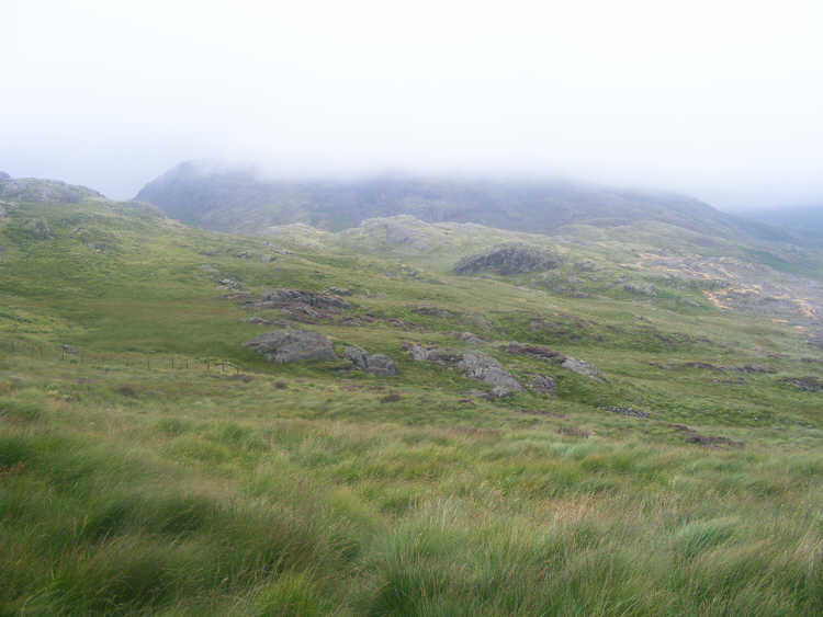 The north flank of Harter Fell