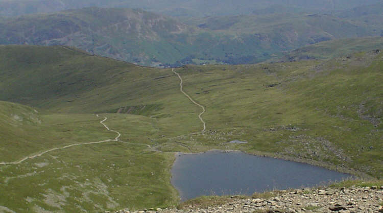 Red Tarn from Helvellyn