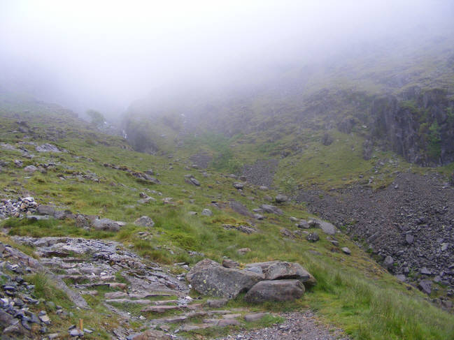 Rossett Gill in the Fog