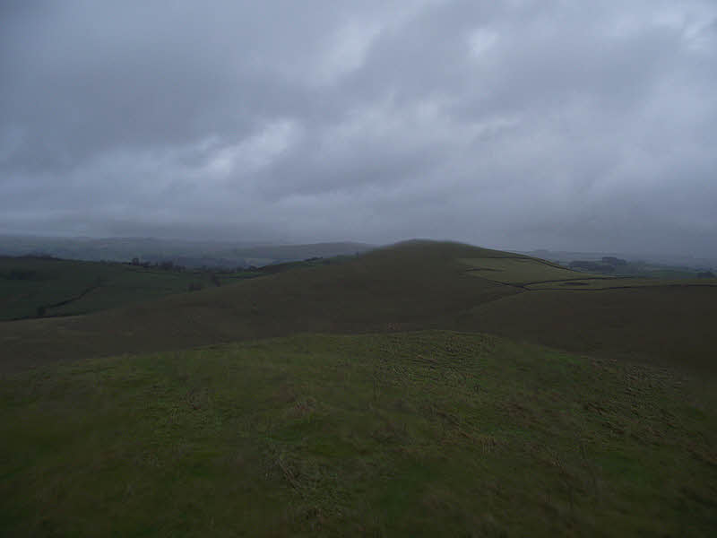 View east from Wetton Hill 